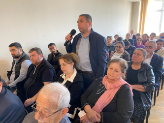 Qala qəsəbə sakinləri ilə növbəti səyyar görüş keçirilmişdir