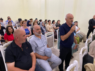 Binə qəsəbə sakinləri ilə növbəti səyyar görüş keçirilmişdir