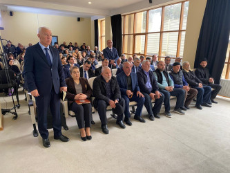 Xəzər Rayon İcra Hakimiyyətinin başçısı Elşən Salahovun Şağan qəsəbəsində yaşayan sakinlərlə növbəti səyyar görüşü keçirilib