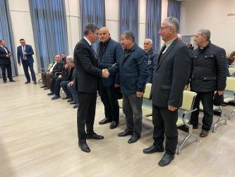 Xəzər RİH başçısının növbəti səyyar qəbulu Mərdəkan qəsəbəsində keçirilib