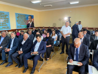 Binə qəsəbəsində yaşayan sakinlərlə növbəti səyyar qəbul keçirilib