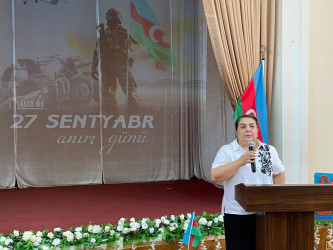 Xəzər rayonunda 27 Sentyabr – Anım Günü ilə əlaqədar tədbir keçirilib