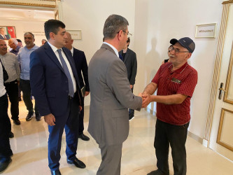 Türkan qəsəbəsində növbəti səyyar qəbul keçirilmişdir