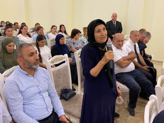 Binə qəsəbə sakinləri ilə növbəti səyyar görüş keçirilmişdir