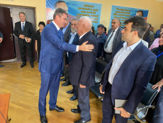 Binə qəsəbəsində yaşayan sakinlərlə növbəti səyyar qəbul keçirilib