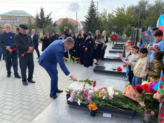Vətən Müharibəsində şəhidlik zirvəsinə ucalan şəhidlərimizin anım mərasimi keçirilib