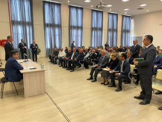 Rayon İcra Hakimiyyəti Başçısının Mərdəkan qəsəbə sakinləri ilə növbəti səyyar görüşü keçirilib