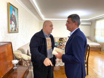 Şağan qəsəbəsində Əməkdar incəsənət xadimi Aqil Məlikovla görüş keçirilib