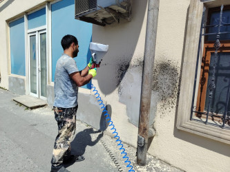 Xəzər rayonunda “WUF13” – Ümumdünya Şəhərsalma Forumu çərçivəsində abadlıq və yaşıllaşdırma tədbirləri davam etdirilir