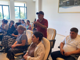 Türkan qəsəbəsində növbəti səyyar qəbul keçirilmişdir