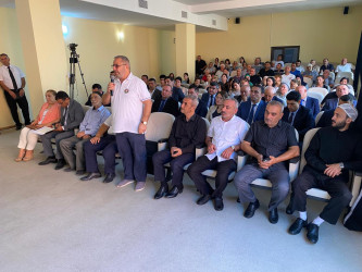 Şağan qəsəbə sakinləri ilə səyyar görüş keçirilib