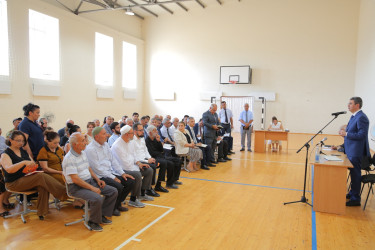 Rayon İcra Hakimiyyəti başçısının növbəti səyyar görüşü Zirə  qəsəbəsində keçirilib