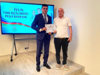 Xəzər rayonunda 17 iyun – Tibb İşçilərinin Peşə Bayramı  Günü münasibətilə “Sağlam gələcəyin memarları” adlı tədbir keçirilib