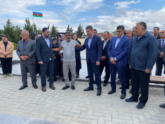 Azərbaycanın suverenliyi və ərazi bütövlüyü uğrunda şəhid olmuş Həsənov Elgün Elşad oğlunun və Zülfüzadə Coşqun Ədail oğlunun anım mərasimi keçirilib