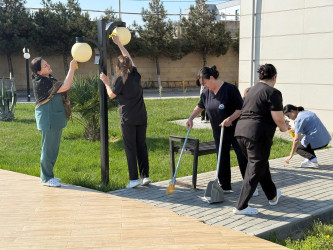 Xəzər rayonunda növbəti genişmiqyaslı təmizlik və abadlıq işləri həyata keçirilib