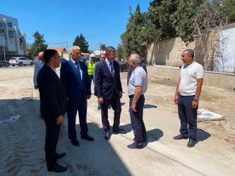 Bakı Abadlıq Xidməti tərəfindən Xəzər rayonunun Mərdəkan və Şüvəlan qəsəbələrində abadlıq-quruculuq işləri uğurla davam etdirilir