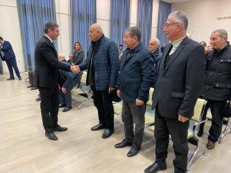 Xəzər RİH başçısının növbəti səyyar qəbulu Mərdəkan qəsəbəsində keçirilib
