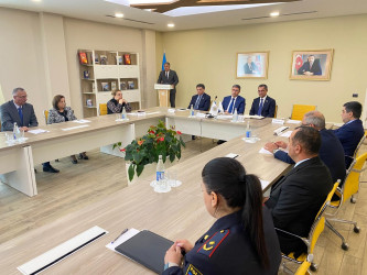Xəzər rayonunda “Konstitusiya və Suverenlik İli” çərçivəsində dəyirmi masa keçirilib