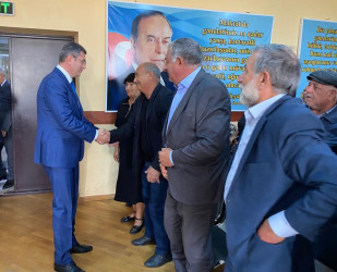 Binə qəsəbəsində yaşayan sakinlərlə növbəti səyyar qəbul keçirilib