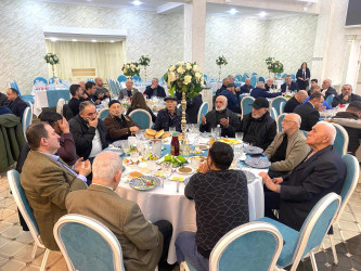 Ramazan ayı münasibəti ilə Xəzər rayonunda  iftar süfrələri təşkil olunub