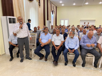 Binə qəsəbə sakinləri ilə növbəti səyyar görüş keçirilmişdir