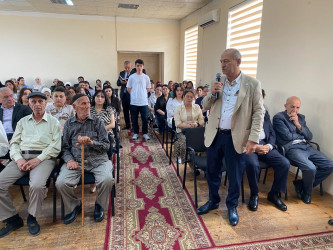 Şüvəlan qəsəbə sakinləri ilə növbəti səyyar görüş keçirilmişdir