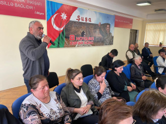 Rayon İcra Hakimiyyətinin başçısı Elşən Salahov Türkan qəsəbə sakinləri ilə növbəti səyyar görüşü keçirilib