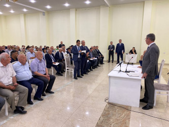 Binə qəsəbə sakinləri ilə növbəti səyyar görüş keçirilmişdir