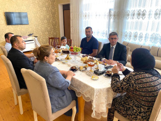Vətən müharibəsi şəhidi Məmmədbəyli Natiq Vahid oğlunun əziz xatirəsi ehtiramla yad edilib