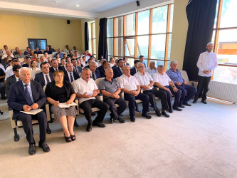 Şağan qəsəbəsində növbəti səyyar qəbul keçirilmişdir