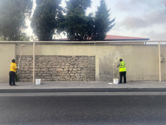 Xəzər rayonunda abadlıq-quruculuq və təmizlik işləri davam etdirilir