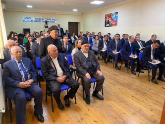 Buzovna qəsəbə sakinləri ilə növbəti səyyar görüş keçirilib