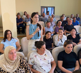 Şağan qəsəbə sakinləri ilə səyyar görüş keçirilib