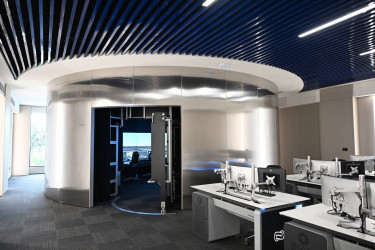 İlham Əliyev Milli Aviasiya Akademiyasında Beynəlxalq Təlim Mərkəzinin açılışında iştirak edib