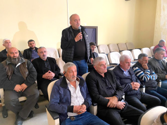 Şağan qəsəbəsində növbəti səyyar qəbul keçirilmişdir