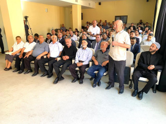 Şağan qəsəbəsində növbəti səyyar qəbul keçirilmişdir