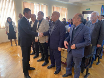 Rayon İcra Hakimiyyəti başçısının  Şüvəlan qəsəbə sakinləri ilə növbəti səyyar görüşü keçirilib