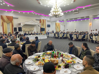 Xəzər rayonunun növbəti iftar süfrəsi təşkil olunub