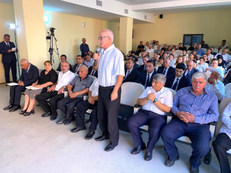 Şağan qəsəbəsində növbəti səyyar qəbul keçirilmişdir