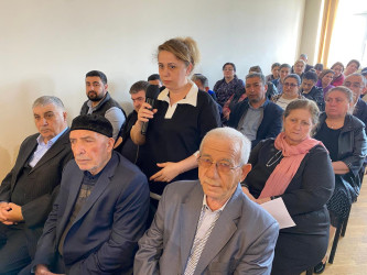 Qala qəsəbə sakinləri ilə növbəti səyyar görüş keçirilmişdir