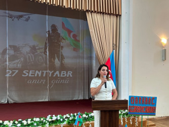 Xəzər rayonunda 27 Sentyabr – Anım Günü ilə əlaqədar tədbir keçirilib
