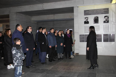 Xəzər rayon gəncləri tərəfindən Quba Soyqırımı Memorial Kompleksi ziyarət olunub