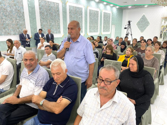 Binə qəsəbəsində növbəti səyyar qəbul keçirilmişdir