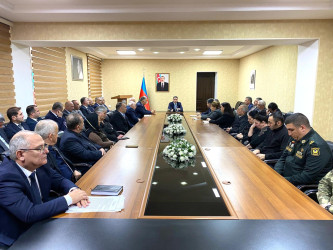 Xocalı soyqırımında həlak olmuş soydaşlarımızın  ailə üzvləri ilə görüş keçirilib