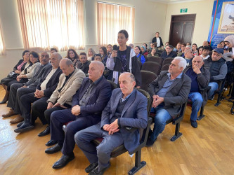 Rayon İcra Hakimiyyəti başçısının  Şüvəlan qəsəbə sakinləri ilə növbəti səyyar görüşü keçirilib