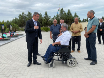 Xəzər rayonunda Şəhidlərin il dönümü qeyd olunub