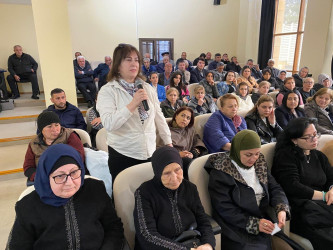 Xəzər Rayon İcra Hakimiyyətinin başçısı Elşən Salahovun Şağan qəsəbəsində yaşayan sakinlərlə növbəti səyyar görüşü keçirilib