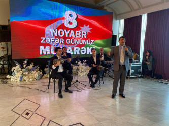 Xəzər rayonunda “8 noyabr – Zəfər Günü” münasibətilə ümumrayon tədbiri keçirilib