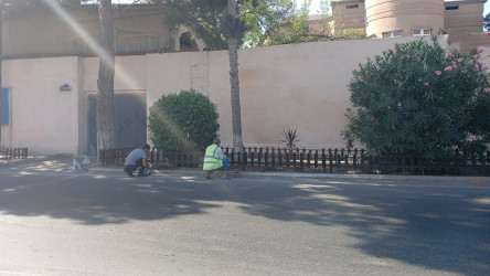 Xəzər rayonunda abadlıq-quruculuq və təmizlik işləri davam etdirilir