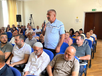 Türkan qəsəbəsində növbəti səyyar qəbul keçirilmişdir